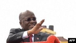 John Pombe Magufuli lors de la cérémonie de commémoration du 56ème anniversaire de l'indépendance du pays à Dodoma le 9 décembre 2017.