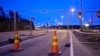 FILE - A view of a fence blocking the road to the closed empty Nuijamaa border station between Russia and Finland in Lappeenranta, Finland, Nov. 18, 2023. 