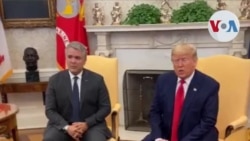 Trump y Duque reafirman el compromiso entre EE.UU. y Colombia