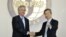 16일 서울 외교통상부 청사에서 회담한 윌리엄 번스 미국 국무부 부장관(왼쪽)과 안호영 한국 외교부 1차관.