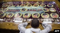 Dans une église copte, en Egypte, le 15 mai 2018.