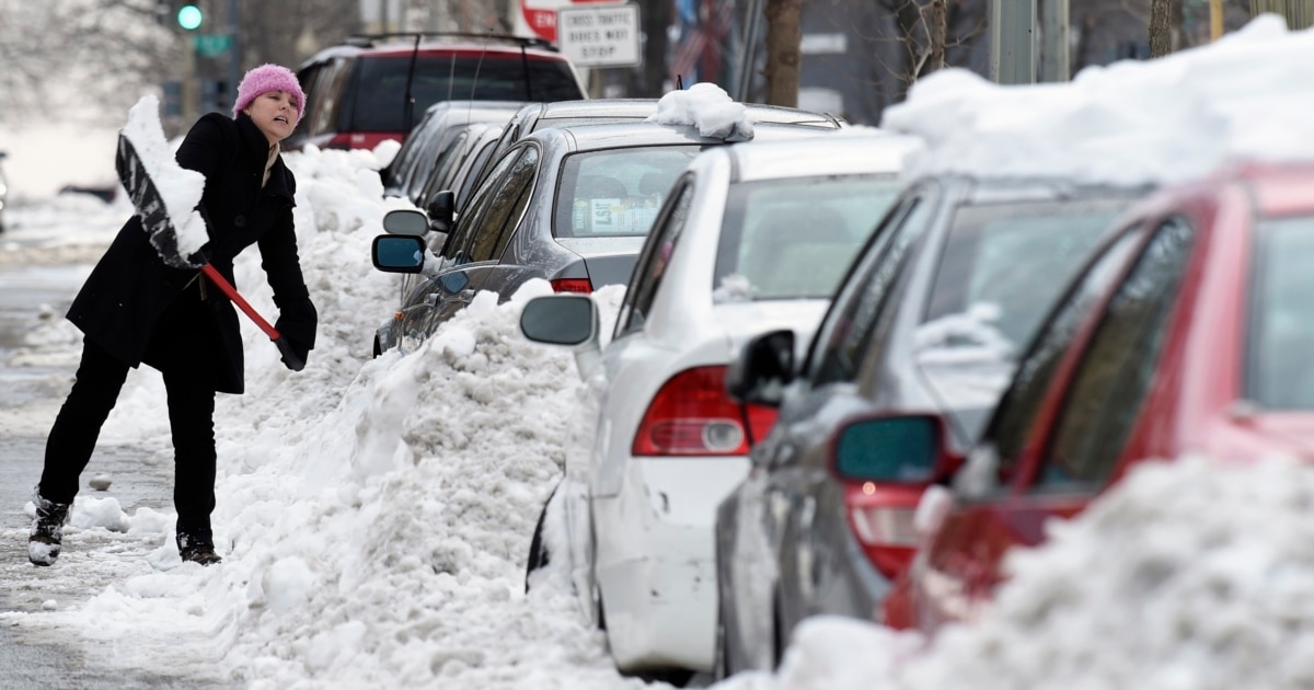 US Communities Clean Up After Major Snow Storm