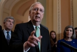 El líder de la mayoría republicana en el Senado, Mitch McConell, era visto como una figura clave en el juicio político al presidente Donald Trump, cuyos defensores considerron que se trató de "un burdo montaje político". Foto AP