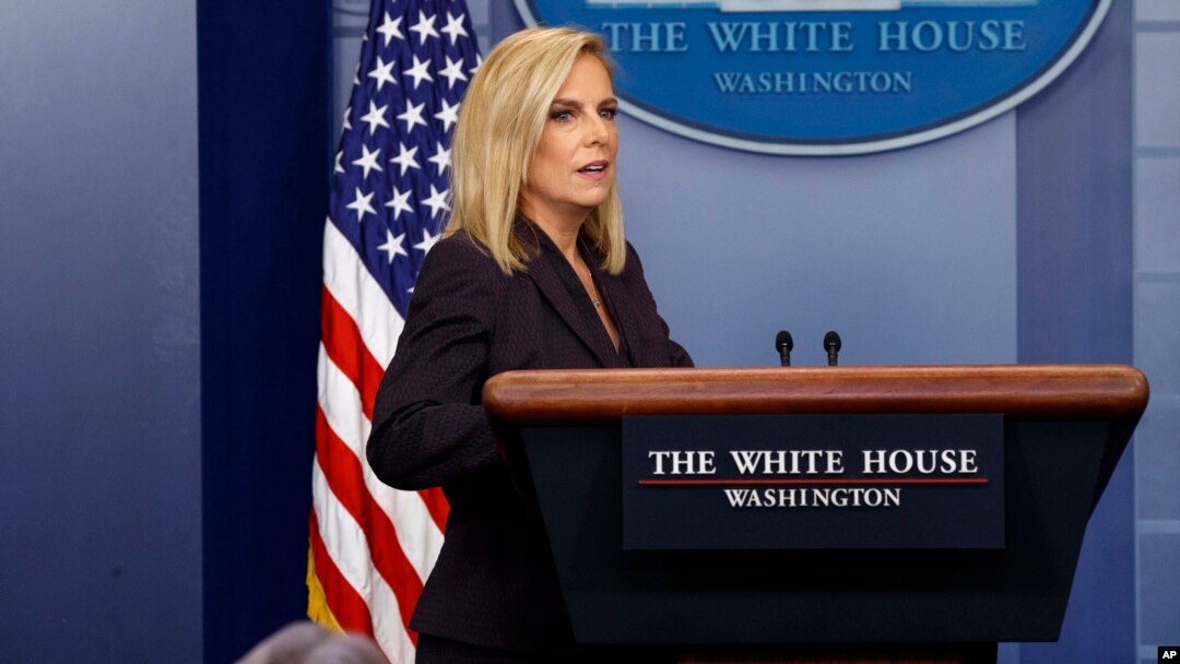 Bộ trưởng An ninh Nội địa Hoa Kỳ Kirstjen Nielsen.
