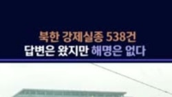 북한 강제실종 538건...답변은 왔지만 해명은 없었다
