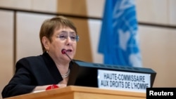 Bà Michelle Bachelet - Cao ủy Nhân quyền Liên Hiệp Quốc.