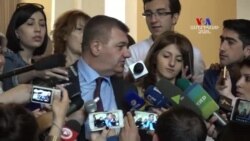 Նախարարները պատասխանում են լրագրողների հարցերին կառավարության նիստից հետո