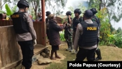 Situasi Papua setelah adanya kasus penembakan. (Foto: Courtesy/Polda Papua)