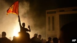 Pristalice opozicije u Crnoj Gori slave na ulicama Podgorice