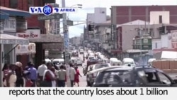 VOA60 Africa - Report: Zimbabwe loses about 1 billion US dollars annually due to corruption