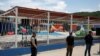 Autoridades exponen un parque infantil dentro de la cárcel de Tocorón, el 23 de septiembre de 2023. REUTERS/Leonardo Fernandez Vilori