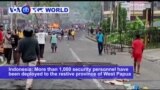 VOA60 World - Indonesia: More than 1,000 security personnel have been deployed to the restive province of West Papua