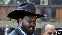 Le président sud-soudanais Salva Kiir à Nairobi (Archives)