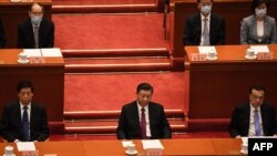 시진핑 중국 국가주석이 10일 베이징 인민대회당에서 열린 전국인민대표대회 폐막식에 참석했다. 