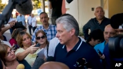 Chủ tịch Cuba Miguel Diaz-Canel.