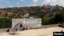 Le memorial du génocide, KIgali, 2 avril 2014