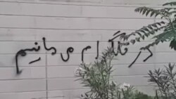 دیوارنویسی در تهران: در تلگرام می‌مانیم