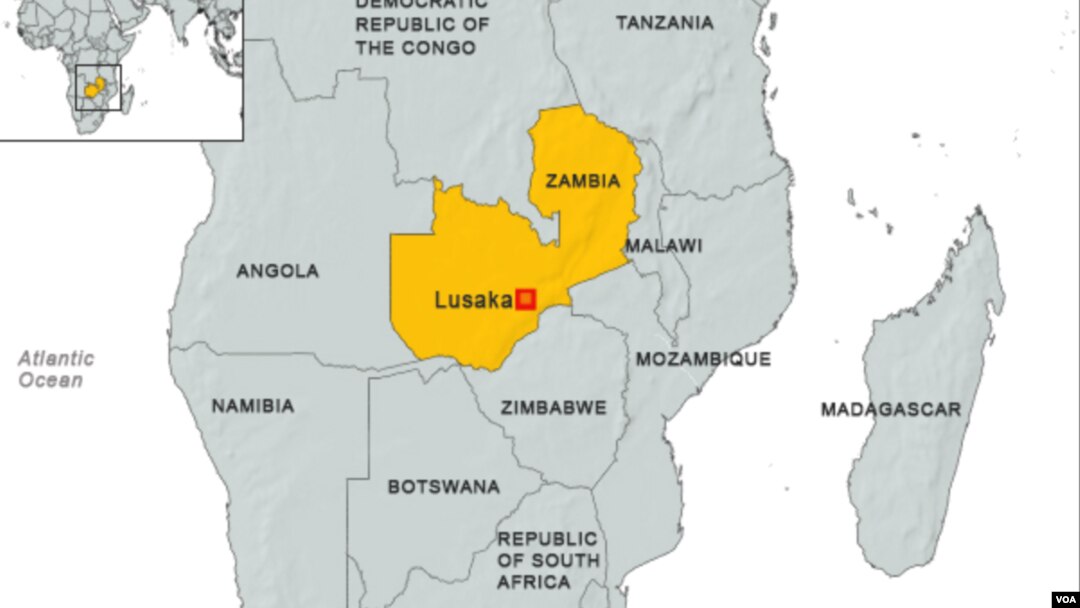 Map of Zambia