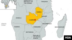 Map of Zambia