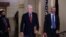 Senate Minority Leader Mitch McConnell, R-Ky., joined by Robert Duncan, the secretary for the minority, walks to the chamber as the Senate works to advance the $1 trillion bipartisan infrastructure bill, at the Capitol in Washington, Aug. 2, 2021