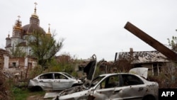 Украинский Мариуполь, разрушенный и оккупированный российскими войсками.