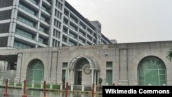 Kantor pusat Bank Pembangunan Asia (ADB) di Mandaluyong City, Filipina.