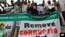 Manifestation contre la corruption au Nigéria  (AP)