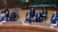 Le président égyptien Abdel Fattah al-Sisi participe à un sommet consultatif réunissant plusieurs États africains pour discuter de l'évolution de la situation au Soudan et en Libye, au Caire (Égypte), le 23 avril 2019.