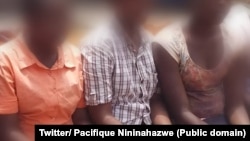 Imwe mu mafoto yakoreshejwe mw'isekeza ry'abari bakomeje gusaba ko abana bagirizwa gusibanganya ifoto ya Nkurunziza barekurwa 