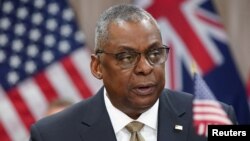 Xoghayaha Difaaca Mareykanka Lloyd Austin 