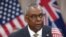 Menteri Pertahanan AS Lloyd Austin berbicara dalam konferensi pers di Pentagon, Washington, pada 7 Desember 2022. (Foto: Reuters/Kevin Lamarque)