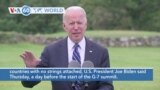 VOA60 World - Biden: US Will Donate 500 Million COVID Vaccines to World