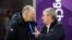 Cựu Chủ tịch IOC Jacques Rogge (trái) và Chủ tịch IOC Thomas Bach tại Thế Vận hội Olympics Mùa Đông Pyeongchang 2018.