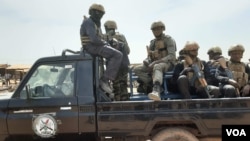 Soldats maliens à Bamako le 7 février 2020.