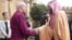 Britain's Archbishop of Canterbury Justin Welby greets the Crown Prince of Saudi Arabia Mohammed bin Salman as he arrives at Lambeth Palace, London, March 8, 2018.