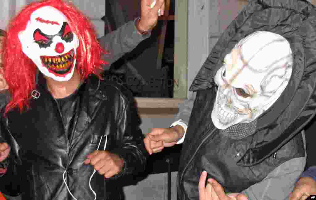 "妖魔鬼怪"出没的夜晚