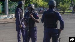 Pripadnici bezbednosnih snaga Haitija u Port-o-Prensu, Haiti, 17. oktobra 2021.