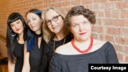 The directors of the Prototype Music Festival are, from left, Beth Morrison, Jecca Barry, Kim Whitener, and Kristin Marting. (Prototype Festival)