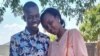 FILE - Sudanese national Ishan Ahmed Abdallah, right, and South Sudanese national Deng Anei Awen are seen in an undated photo. Now, the married couple live in fear of persecution. (Viola Elias/VOA)