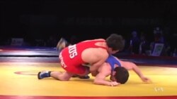 Wrestlers Focus on Competition, Not Politics