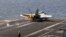 An F/A-18E Super Hornet, attached to Strike Fighter Squadron (VFA) 14, launches from the flight deck of Nimitz-class aircraft carrier USS Abraham Lincoln (CVN 72), May 17, 2026. 