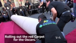 Red Carpet Being Readied for Oscars