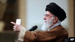 ইরানের সর্বোচ্চ নেতা আয়াতুল্লাহ আলী খামেনেই। ফটোঃ ১১ ডিসেম্বর, ২০২৪।