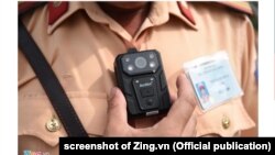 Vietnam's traffic cop used body-worn cameras for the first time, July 15, 2019