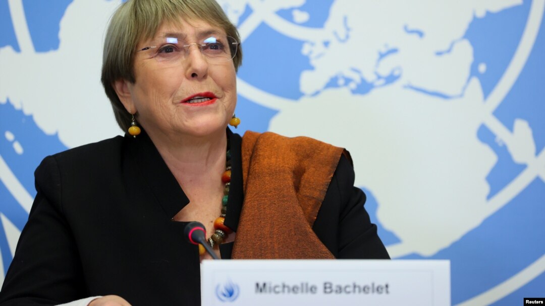 UN High Commissioner for Human Rights Michelle Bachelet 