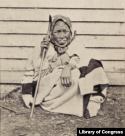 Undated photo of a Tlingit woman appears in Appletons' 1893 guide-book to Alaska and the northwest coast.