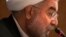 Iran's President Hassan Rouhani speaks to journalists during a news conference in New York, Sept. 27, 2013. 