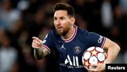 ARHIVA - Lionel Messi tokom utakmice Lige šampiona protiv njemačkog Lajpciga (Foto: REUTERS/Benoit Tessier)