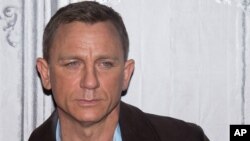 FILE - Daniel Craig participates in AOL's BUILD Speakers Series to discuss the new James Bond film "Spectre".