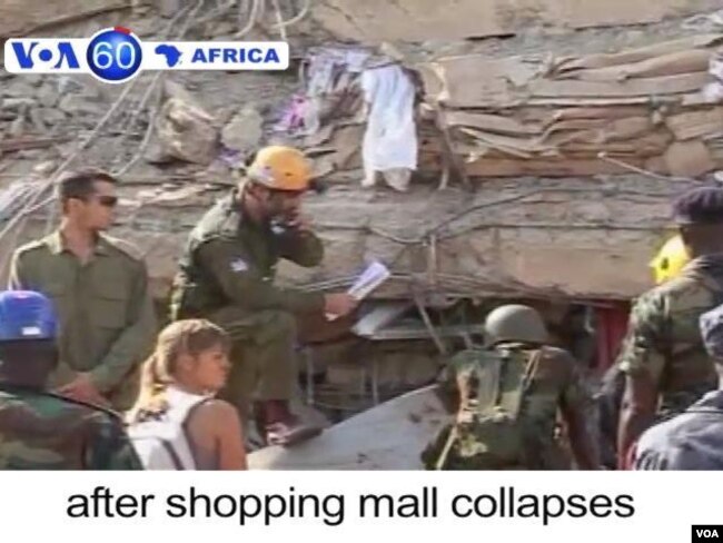 At least nine dead after shopping mall collapses in capital city of Accra in Ghana.